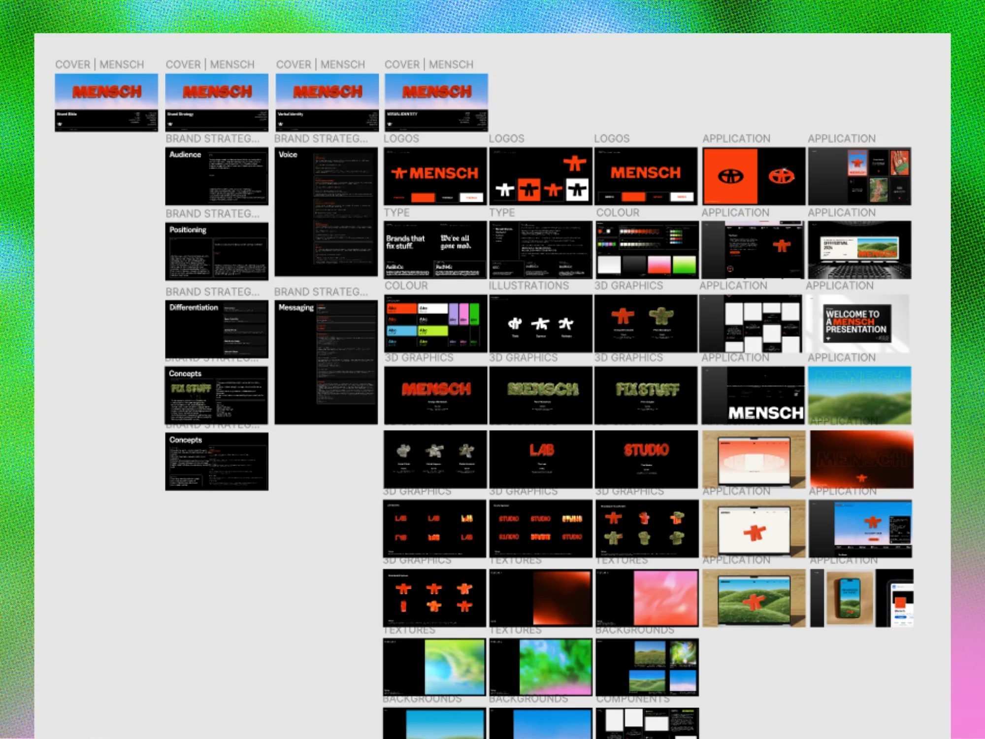 Traditional brand guidelines — a static deck