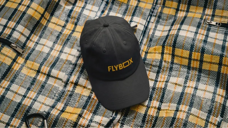Flybox brand identity by MENSCH